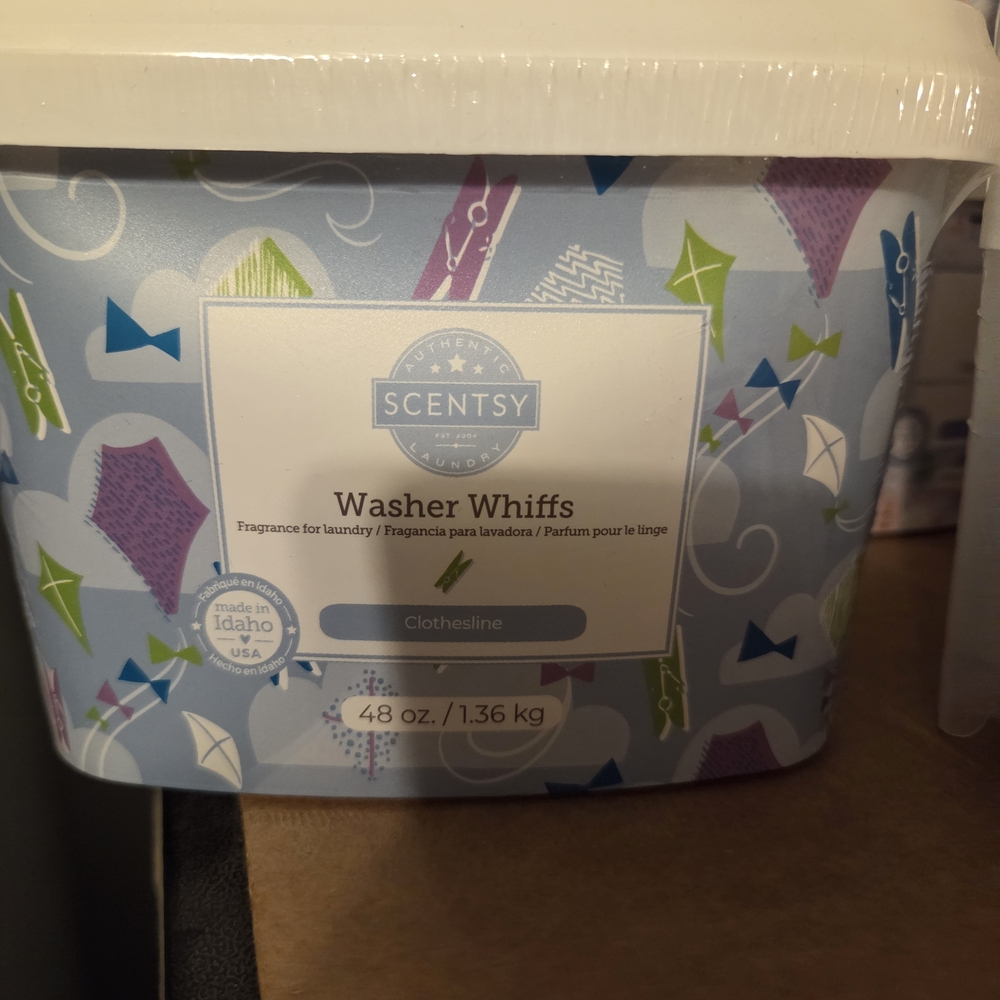 Scentsy Washer Whiffs Laundry Fragrance - Blue (Clothesline)